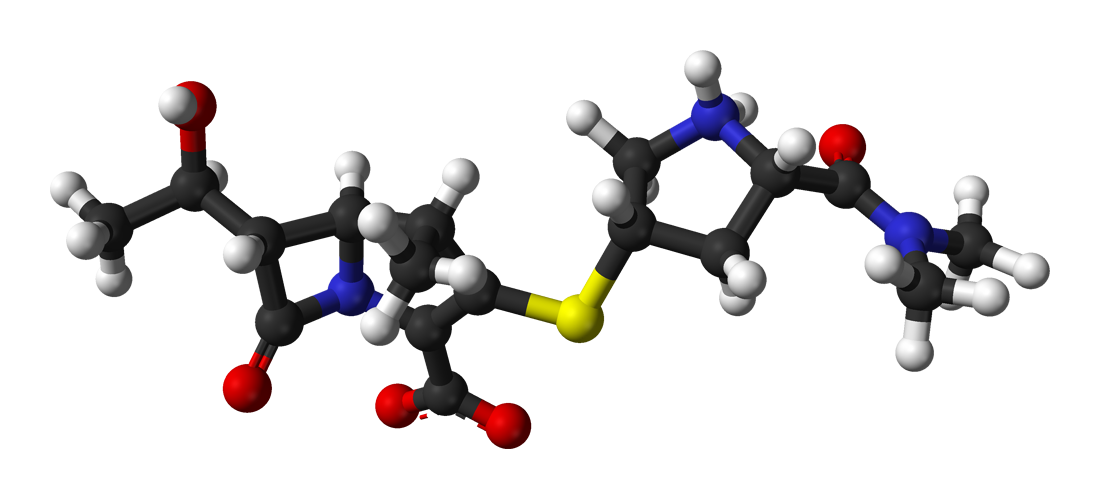 A diagram of the structure of Meropenem